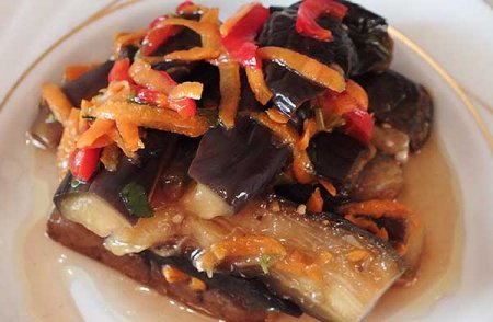 Квашеные баклажаны по корейски рецепт быстрого приготовления