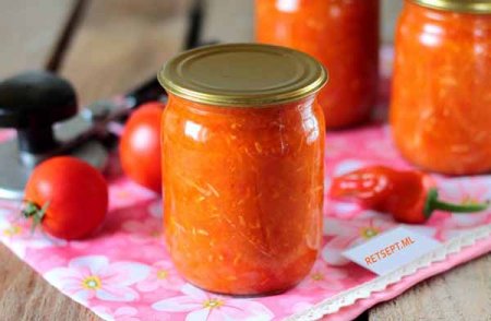 Аджика из кабачков на зиму