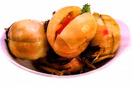 Зеленые помидоры, фаршированные перчиком рецепт приготовления