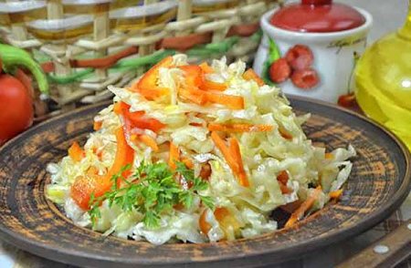 Рецепт маринованной капусты «Провансаль» - быстрого приготовления на зиму
