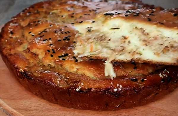 Тесто для заливных пирогов