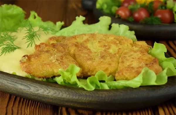 Треска в соленом тесте