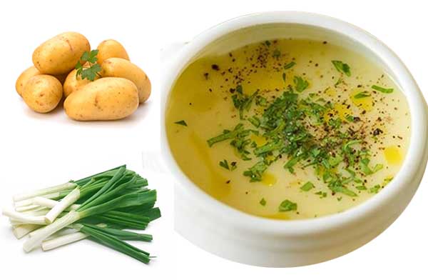 Картофельный суп из лука-порея  рецепт приготовления