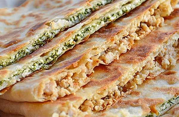 Турецкие лепешки гёзлеме