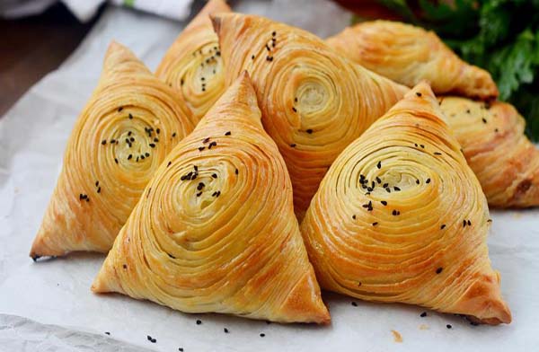 Узбекская слоеная самса - самое лучшее тесто