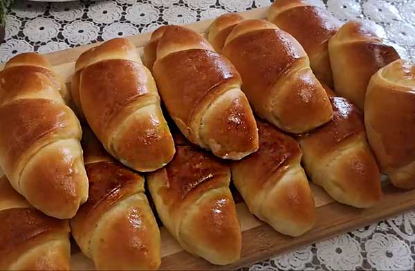 Рогалики с творогом рецепт выпечки