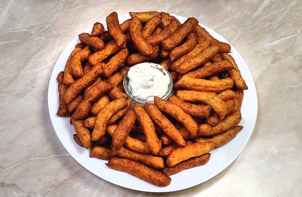 Простая картошка с хорошей начинкой