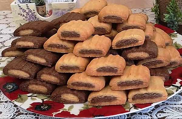 Печенье двухцветное песочное