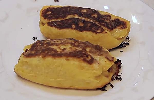 Картофельные рулетики с мясом