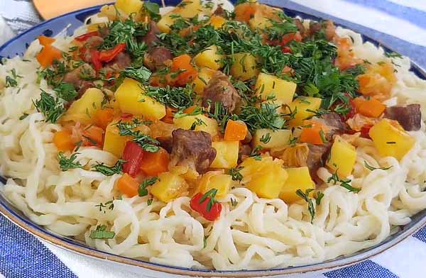 Лагман по-узбекски