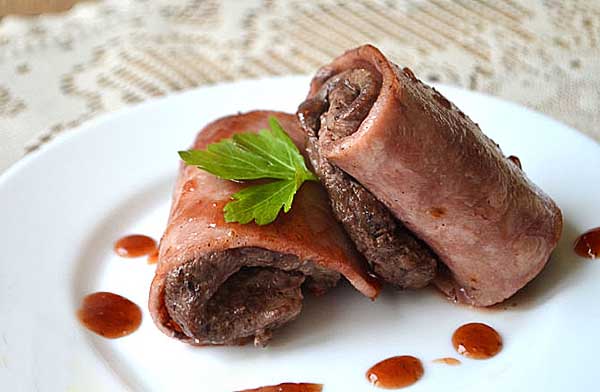 Сальтимбокка из свинины