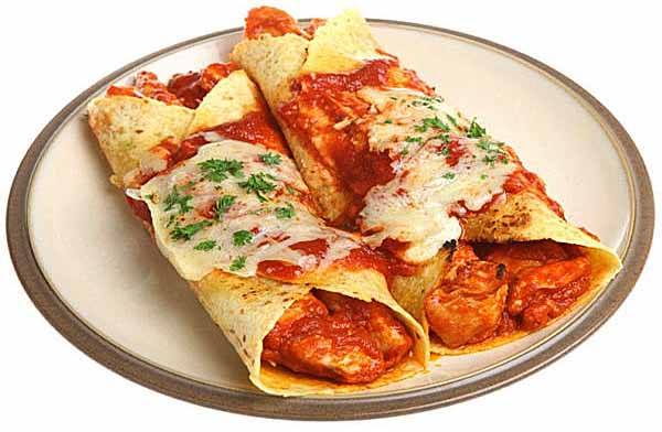 Энчиладаc с курицей и сыром